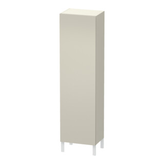 Duravit Hochschrank L-Cube 50x36,3x176cm, Tür rechts, taupe matt