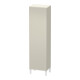 Duravit Hochschrank L-Cube 50x36,3x176cm, Tür rechts, taupe matt-1