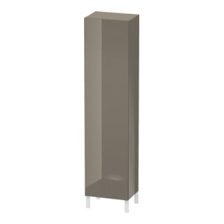 Duravit Hochschrank L-Cube indiv., Tür li, flannel grey Hochglanz