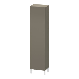 Duravit Hochschrank L-Cube indiv., Tür li, flannel grey seidenmatt