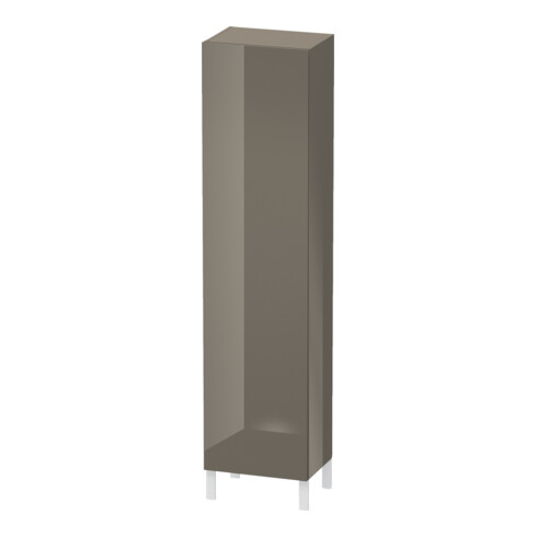 Duravit Hochschrank L-Cube indiv., Tür re, flannel grey Hochglanz