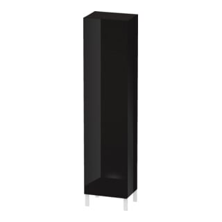 Duravit Hochschrank L-Cube individual, Tür links, schwarz Hochglanz