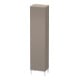 Duravit Hochschrank L-Cube individual, Tür rechts, basalt matt-1