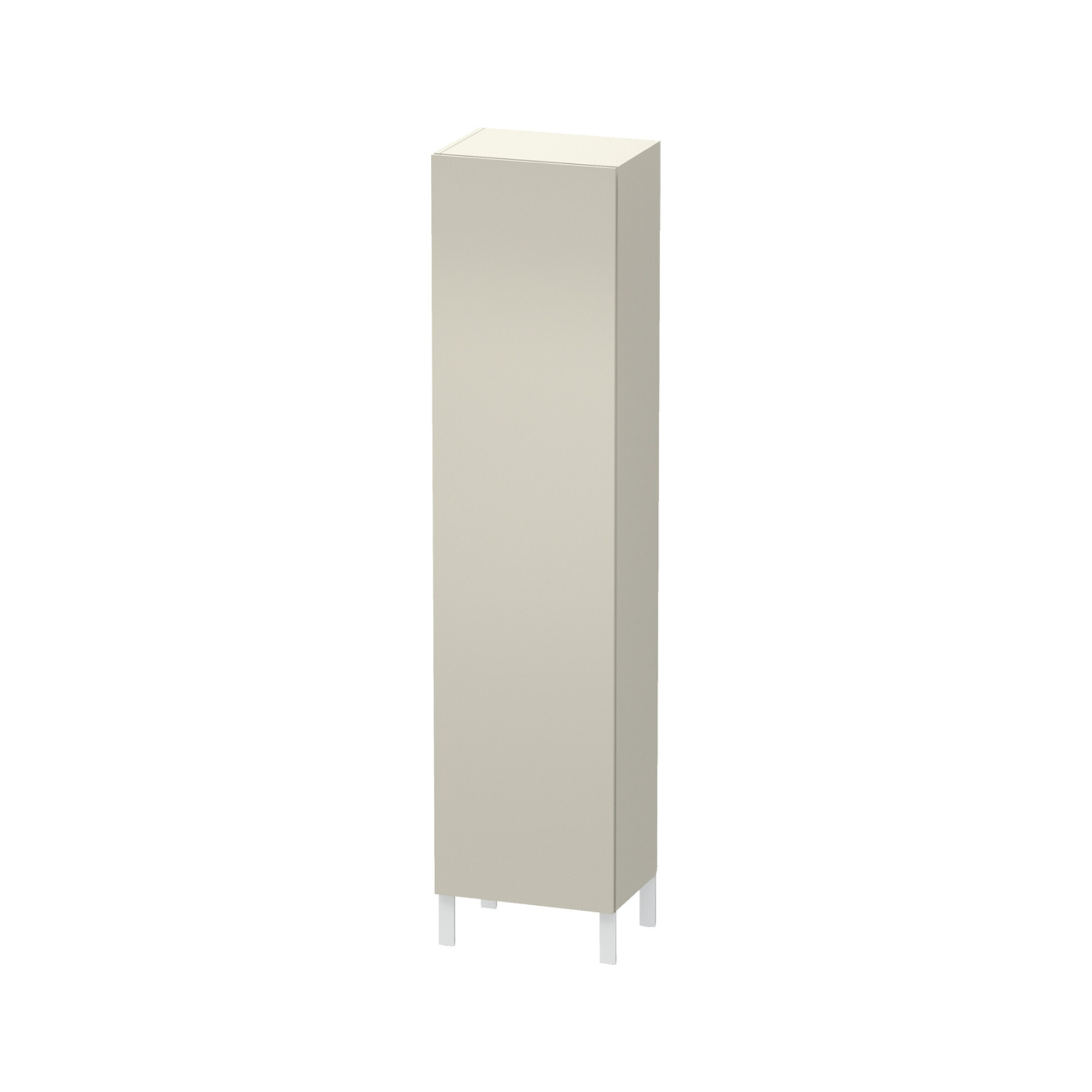 Duravit Hochschrank L-Cube individual, Tür rechts, taupe matt