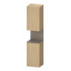 Duravit Hochschrank Qatego 40x36x1760cm, 2 T, An l, bas. m/Eich Nat-1