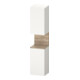 Duravit Hochschrank Qatego 40x36x1760cm, 2 T, An l, E Marmor/w matt-1