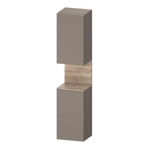 Duravit Hochschrank Qatego 40x36x1760cm, 2 T, An l, Ei Marmo/Bas ma