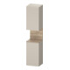 Duravit Hochschrank Qatego 40x36x1760cm, 2 T, An l, Ei Marmo/tau ma-1