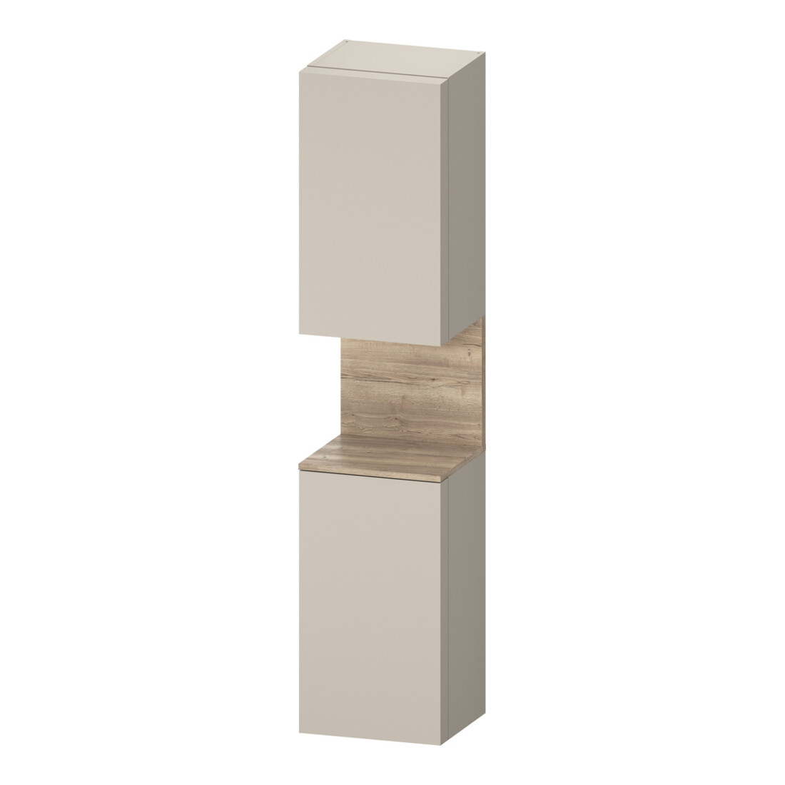 Duravit Hochschrank Qatego 40x36x1760cm, 2 T, An l, Ei Marmo/tau ma