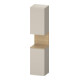 Duravit Hochschrank Qatego 40x36x1760cm, 2 T, An l, Ei nat/taupe ma-1