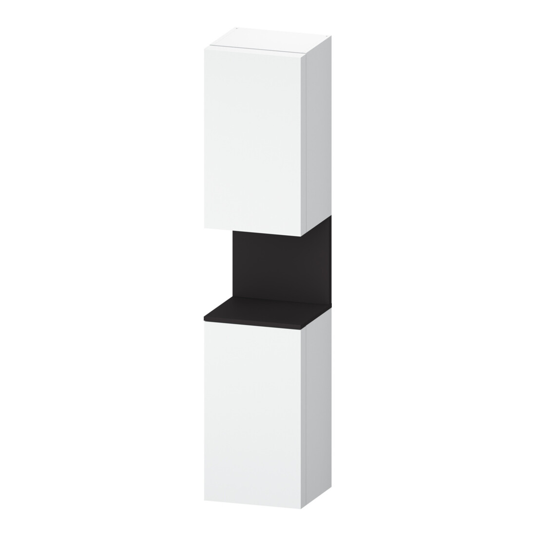Duravit Hochschrank Qatego 40x36x1760cm, 2 T, An l, gra m/we ma