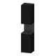 Duravit Hochschrank Qatego 40x36x1760cm, 2 T, An l, graph m/Eich sw-1