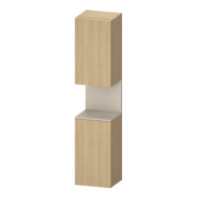 Duravit Hochschrank Qatego 40x36x1760cm, 2 T, An l, T m/E Nat