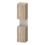 Duravit Hochschrank Qatego 40x36x1760cm, 2 T, An l, T m/Eich marm.