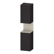 Duravit Hochschrank Qatego 40x36x1760cm, 2 T, An l, T m/Gr matt