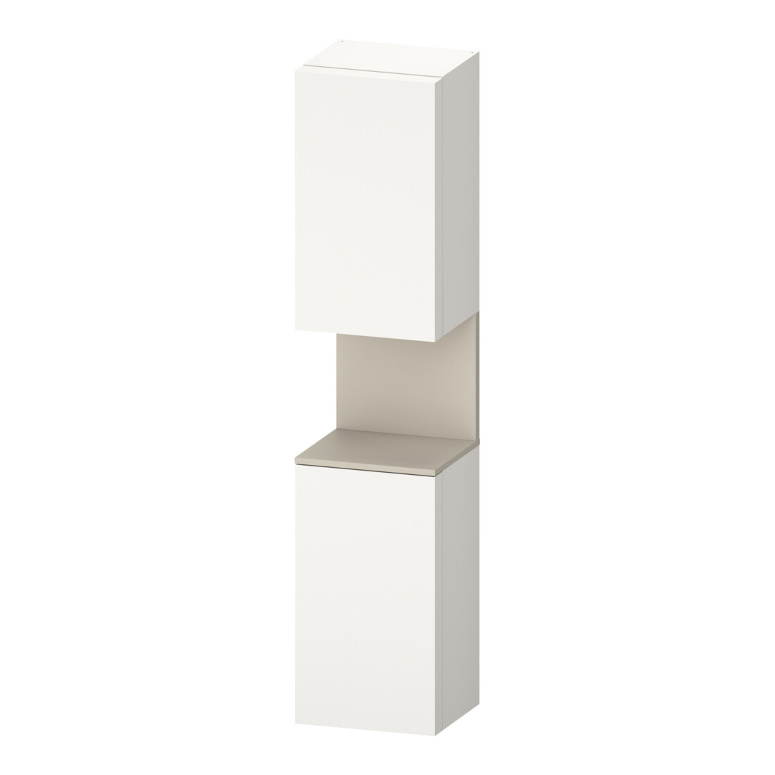 Duravit Hochschrank Qatego 40x36x1760cm, 2 T, An l, T m/we matt