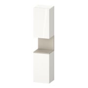 Duravit Hochschrank Qatego 40x36x1760cm, 2 T, An l, T matt/weiß hgl
