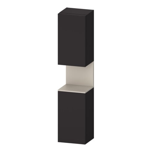 Duravit Hochschrank Qatego 40x36x1760cm, 2 T, An l, Tau m/Grap matt