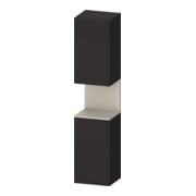 Duravit Hochschrank Qatego 40x36x1760cm, 2 T, An l, Tau m/Grap matt