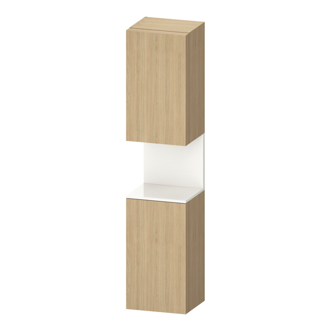 Duravit Hochschrank Qatego 40x36x1760cm, 2 T, An l, w g/Ei Nat
