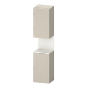 Duravit Hochschrank Qatego 40x36x1760cm, 2 T, An l, w m/ta matt