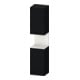 Duravit Hochschrank Qatego 40x36x1760cm, 2 T, An l, w matt/Eiche sw-1