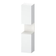 Duravit Hochschrank Qatego 40x36x1760cm, 2 T, An l, we matt/weiß ma