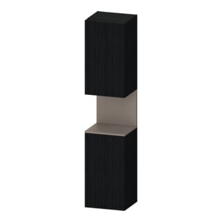 Duravit Hochschrank Qatego 40x36x1760cm, 2 T, An li, bas. m/Eich sw