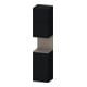 Duravit Hochschrank Qatego 40x36x1760cm, 2 T, An li, bas. m/Eich sw-1