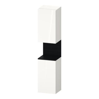 Duravit Hochschrank Qatego 40x36x1760cm, 2 T, An li, Ei sw/we hgl