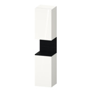 Duravit Hochschrank Qatego 40x36x1760cm, 2 T, An li, Ei sw/we hgl