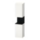 Duravit Hochschrank Qatego 40x36x1760cm, 2 T, An li, Ei sw/we matt-1