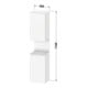 Duravit Hochschrank Qatego 40x36x1760cm, 2 T, An li, graph m/tau ma-3