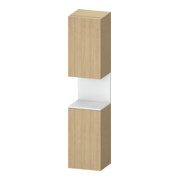 Duravit Hochschrank Qatego 40x36x1760cm, 2 T, An li, we m/Eich Nat