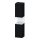 Duravit Hochschrank Qatego 40x36x1760cm, 2 T, An li, we m/Eich sw-1