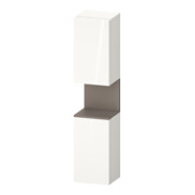 Duravit Hochschrank Qatego 40x36x1760cm, 2 T, An r, ba matt/we hgl