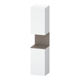 Duravit Hochschrank Qatego 40x36x1760cm, 2 T, An r, bas. matt/we ma