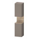 Duravit Hochschrank Qatego 40x36x1760cm, 2 T, An r, Ei Marmo/Bas ma-1
