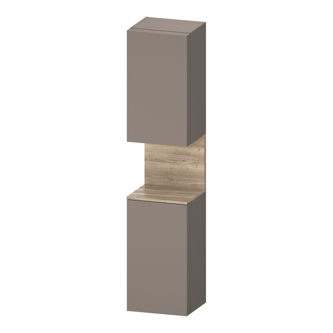 Duravit Hochschrank Qatego 40x36x1760cm, 2 T, An r, Ei Marmo/Bas ma
