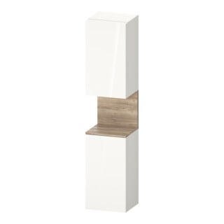 Duravit Hochschrank Qatego 40x36x1760cm, 2 T, An r, Ei Marmor/w hgl