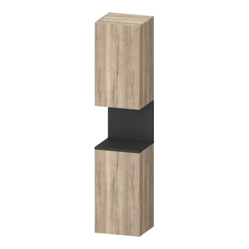 Duravit Hochschrank Qatego 40x36x1760cm, 2 T, An r, gra m/E marm.