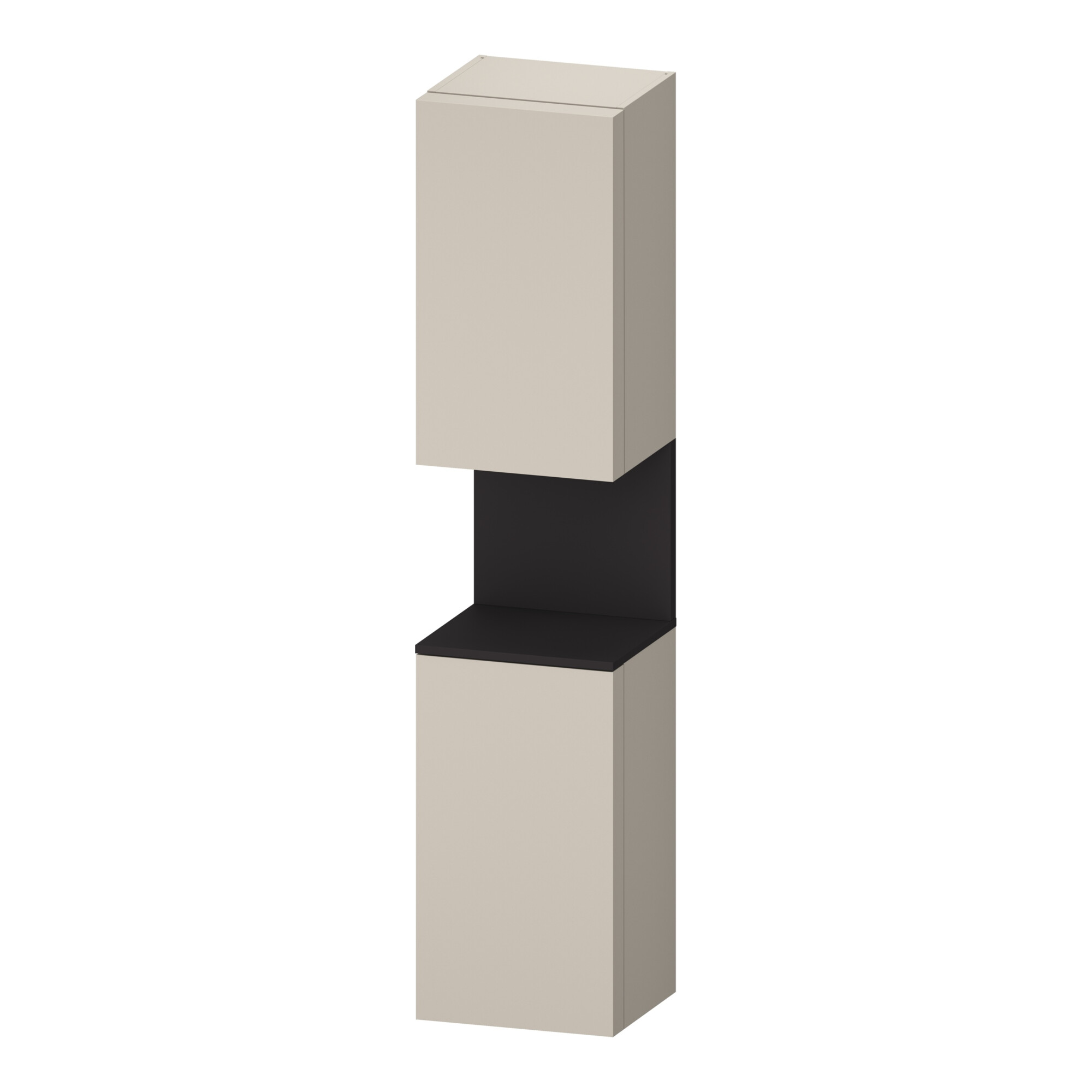 Duravit Hochschrank Qatego 40x36x1760cm, 2 T, An r, gra m/ta ma