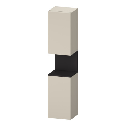 Duravit Hochschrank Qatego 40x36x1760cm, 2 T, An r, gra m/ta matt
