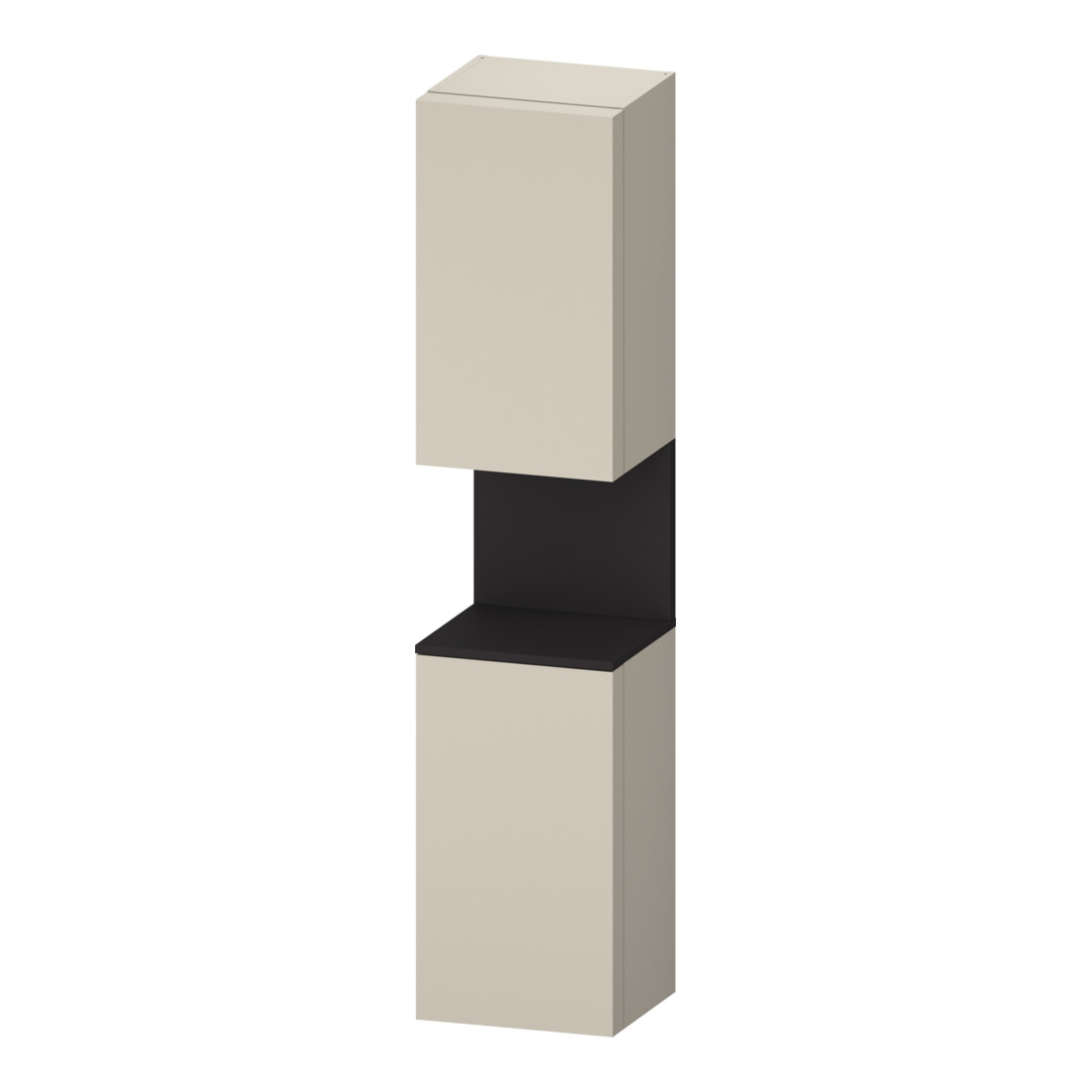 Duravit Hochschrank Qatego 40x36x1760cm, 2 T, An r, gra m/ta matt