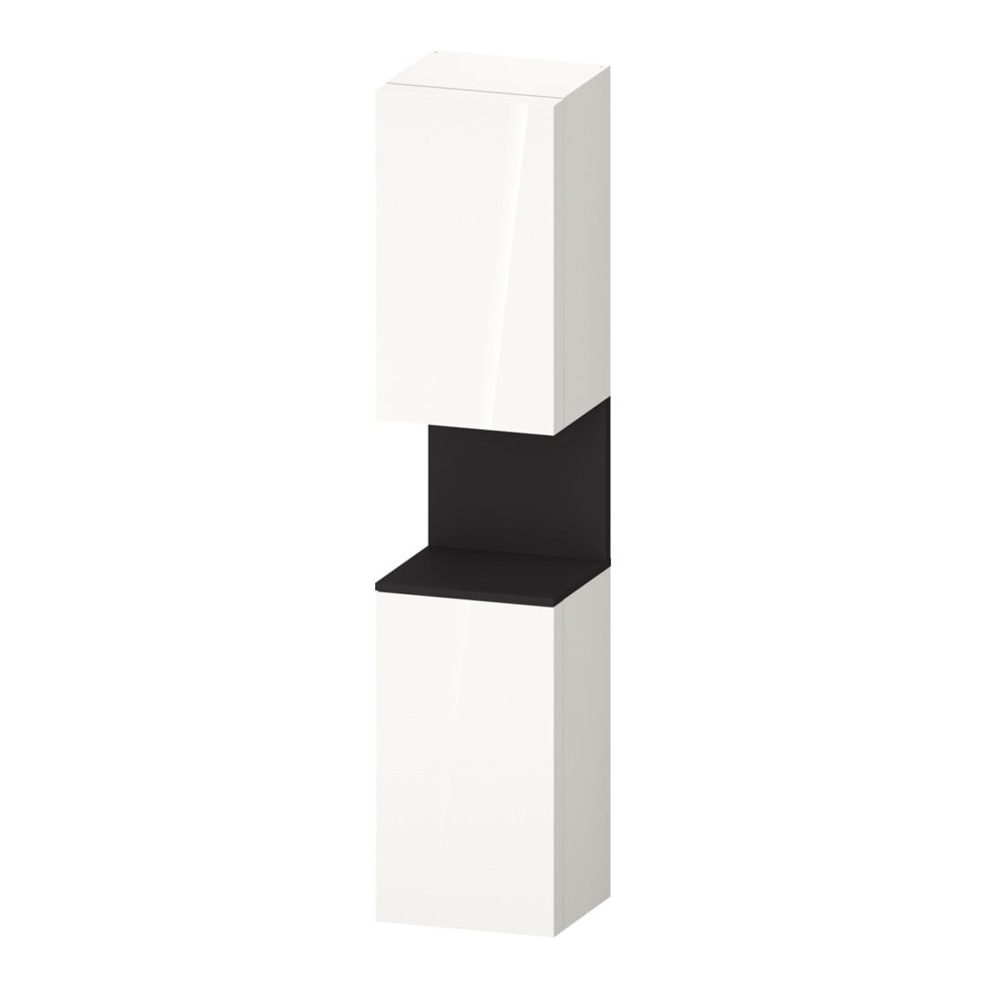 Duravit Hochschrank Qatego 40x36x1760cm, 2 T, An r, gra m/we hgl