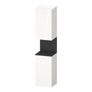 Duravit Hochschrank Qatego 40x36x1760cm, 2 T, An r, gra matt/we hgl