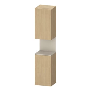 Duravit Hochschrank Qatego 40x36x1760cm, 2 T, An r, T m/E Nat