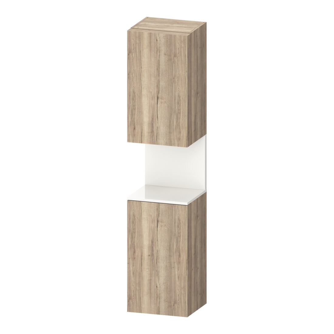 Duravit Hochschrank Qatego 40x36x1760cm, 2 T, An r, w g/Ei marm.