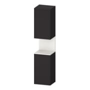 Duravit Hochschrank Qatego 40x36x1760cm, 2 T, An r, w m/Gr matt