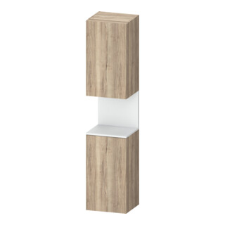 Duravit Hochschrank Qatego 40x36x1760cm, 2 T, An r, we m/Eich marm.